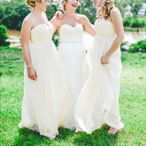 Jcrew champagne dress size 8